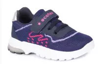 Кроссовки Зебра EcoTex Star 7-053TF фиолетовые светящиеся